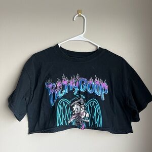 Betty Boop cropped shirt
